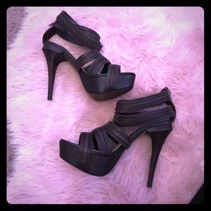 High End Max Azria shoes with platform BCBG owner